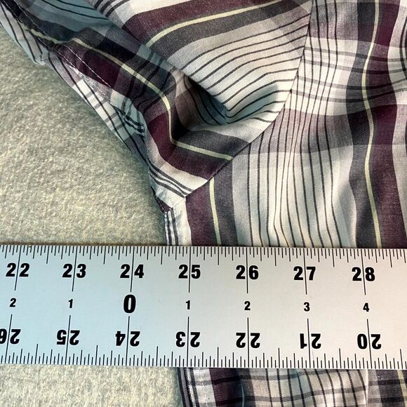 Volcom Lightweight‎ Long Sleeve button Up Flannel Shirt Mens Size XL - Picture 10 of 11